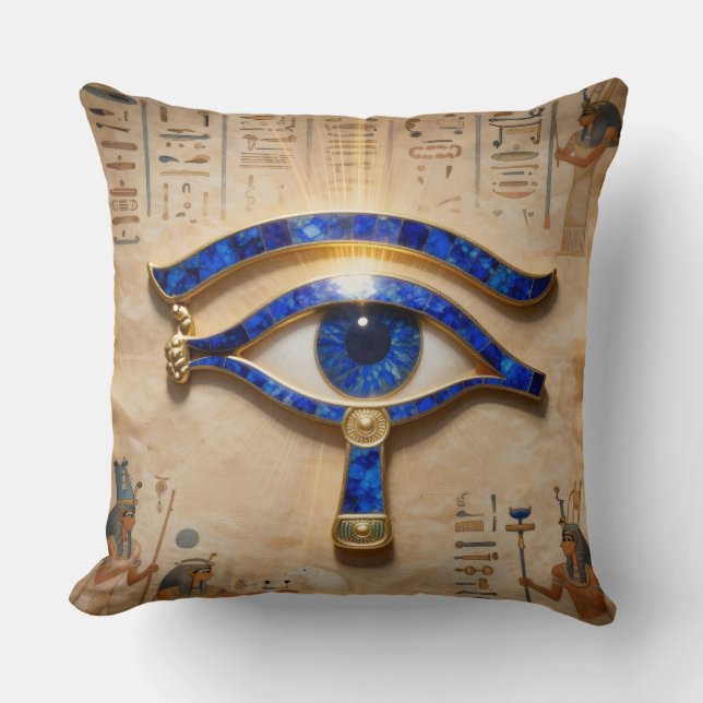 The Egyptian Eye  Cushion (Front)