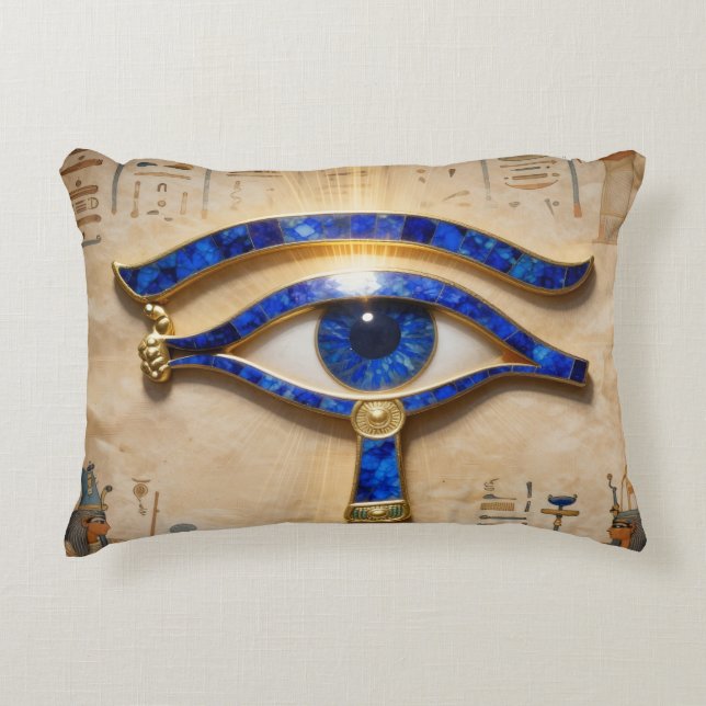 The Egyptian Eye  Decorative Cushion (Front)