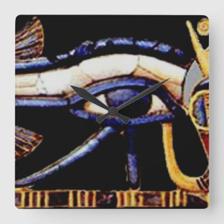 The Egyptian Eye of Horus Square Wall Clock
