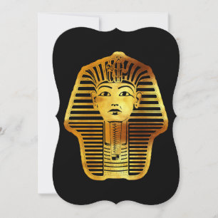 The Egyptian Golden Tutankhamun Mask Card