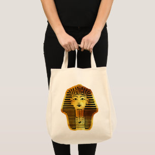 The Egyptian Golden Tutankhamun Mask Tote Bag