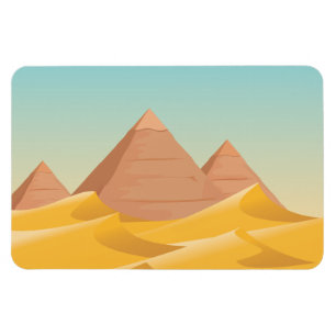 The Egyptian pyramids are ancient pyramid-shaped m Magnet