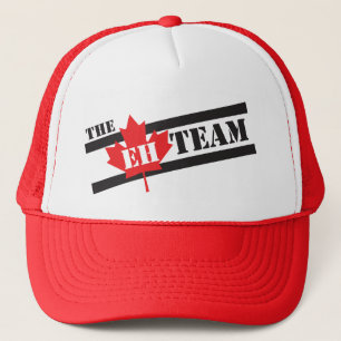 The EH Team Canadian Flag Leaf Trucker Hat