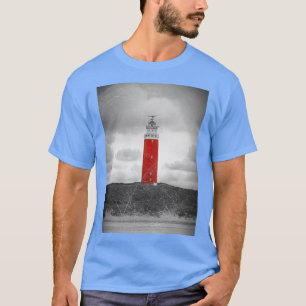 The Eierland Red Lighthouse Texel Netherlands T-Shirt