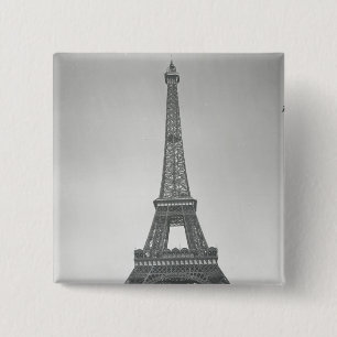 The Eiffel Tower, 1887-89 15 Cm Square Badge