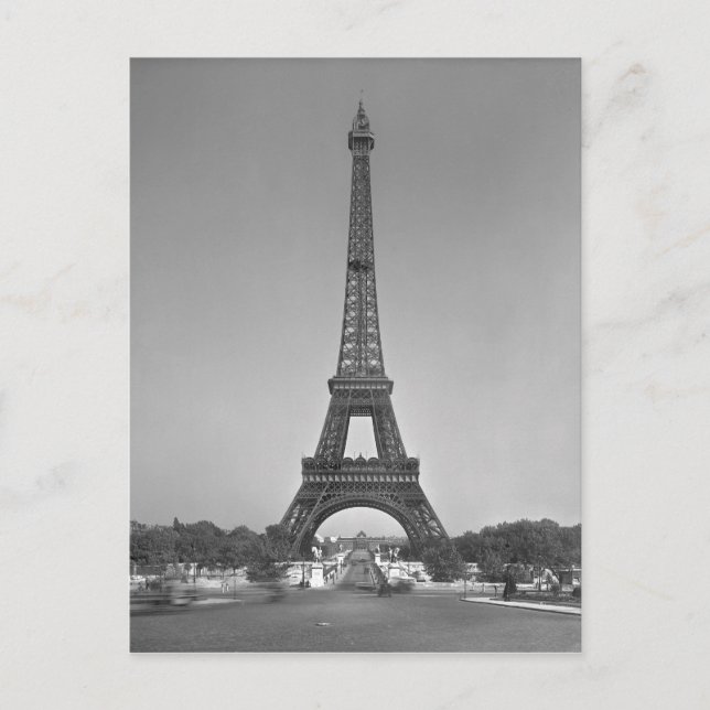 The Eiffel tower, 1887-89 Postcard (Front)