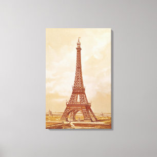 The Eiffel Tower, 1889 Canvas Print