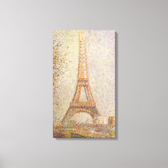 The Eiffel Tower by Georges Seurat Canvas Print (Front)