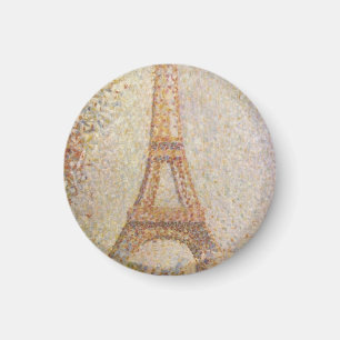 The Eiffel Tower by Georges Seurat Magnet
