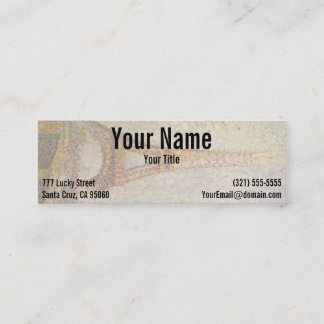 The Eiffel Tower by Georges Seurat Mini Business Card