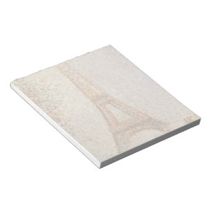 The Eiffel Tower by Georges Seurat Notepad