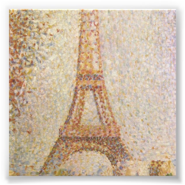 The Eiffel Tower by Georges Seurat Photo Print (Front)