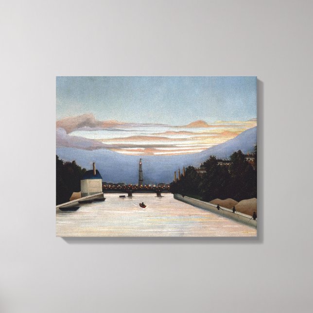 The Eiffel Tower | Henri Rousseau Canvas Print (Front)