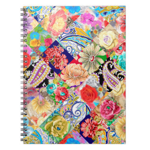 The Eiffel tower in Paris. Bright and vivid abstra Notebook