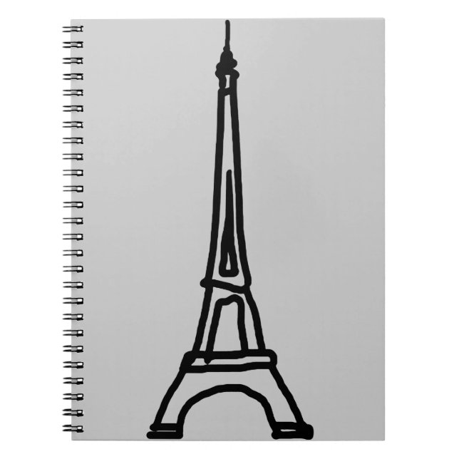 The Eiffel Tower Notebook (Front)