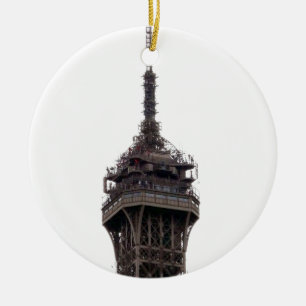 The Eiffel Tower Paris France Ceramic Tree Decoration