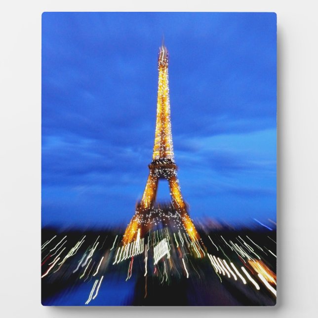 The Eiffel Tower Paris France Plaque (Front)
