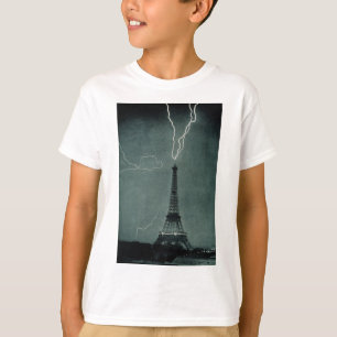 The Eiffel Tower Struck By Lightning T-Shirt