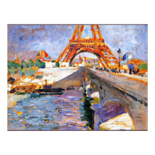 The Eiffel Tower under Construction Photo Print