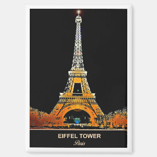 The Eiffel Tower Where Dreams Touch the Sky Magnet