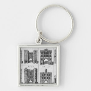 The Eight Gates of the City of London Key Ring
