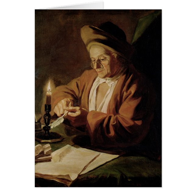 The Elderly Writer (Front)