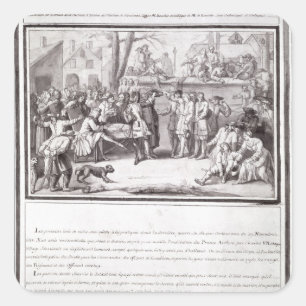 The Election of the Militia Square Sticker