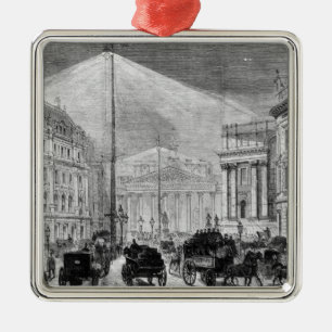 The Electric Light at the Mansion House Metal Tree Decoration