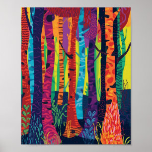 The Electric Whispers of the Prismatic Grove Poster