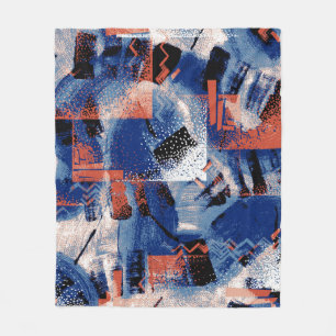 The elegance of blue arouses admiration in the fab fleece blanket
