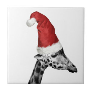 The Elegance of the Christmas Giraffe Tile