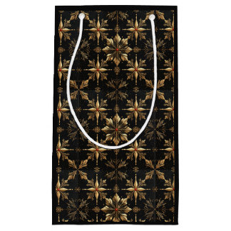 The Elegant Christmas - Black Small Gift Bag