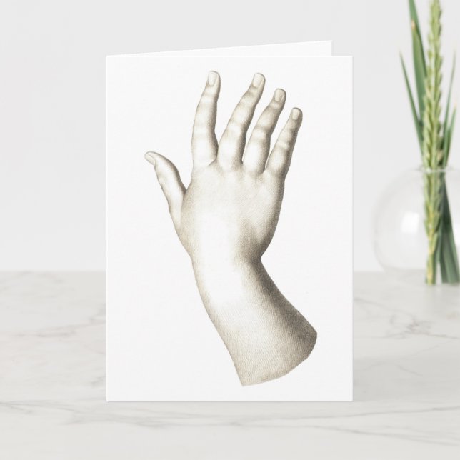 The Elegant Hand - Greeting Card (Front)