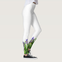 THE ELEGANT IRIS FLOWER leggings
