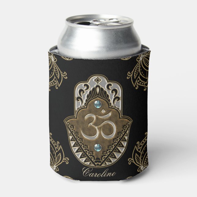  The elegant sign Ohm.  Can Cooler (Can Front)