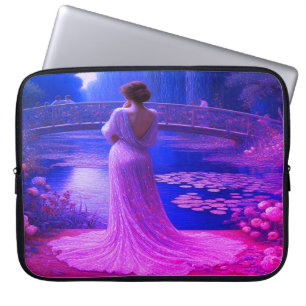 The Elegant Woman is Purple Reign Electronics Bag