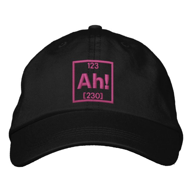 The Element of Surprise Embroidery Embroidered Hat (Front)