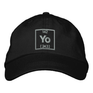 The Element of Whatz Up Embroidery Embroidered Hat