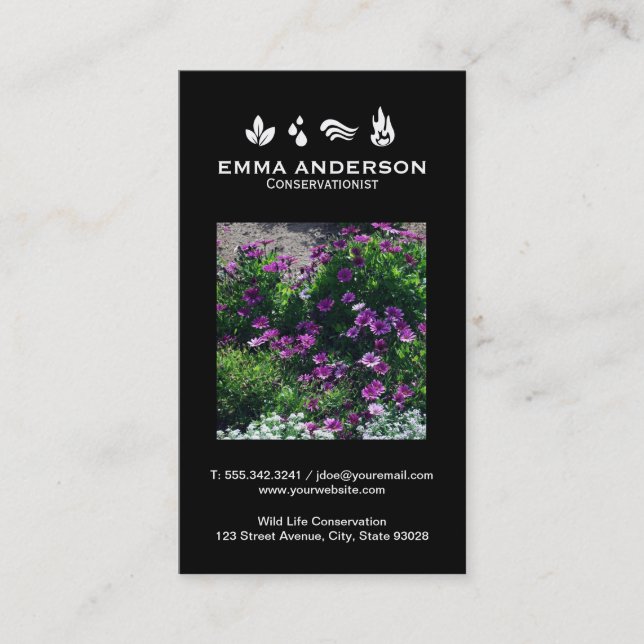 The Elements | Environment Business Card (Front)