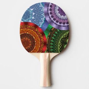 The Elements Mandalas Ping Pong Paddle