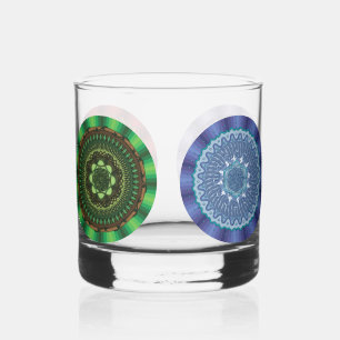 The Elements Mandalas Whiskey Glass