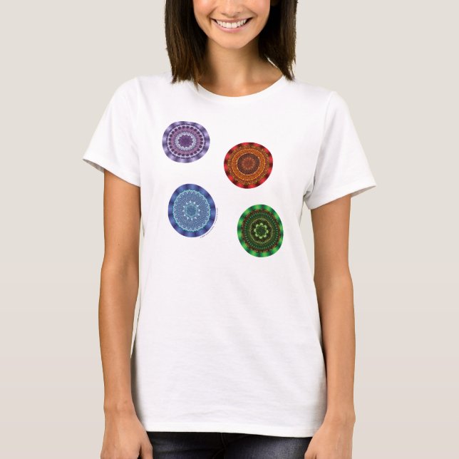 The Elements Mandalas Women's Light Shirt (Front)