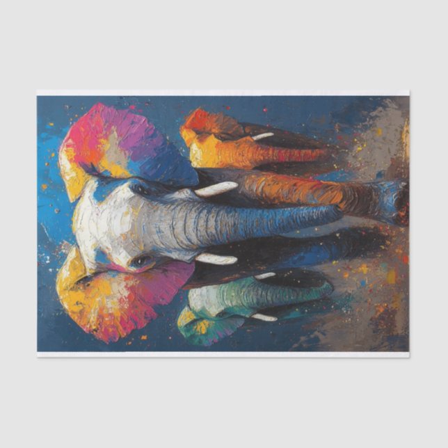 The Elephant Lyfe10 Tissue Paper (Front)