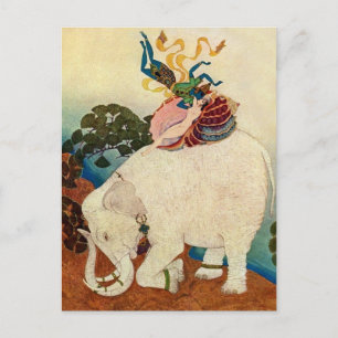 “The Elephant Pearl” by Edmund Dulac Postcard