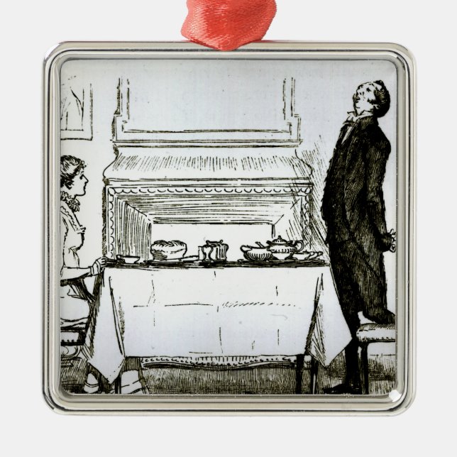 The Elevation of His Feelings' Metal Tree Decoration (Front)