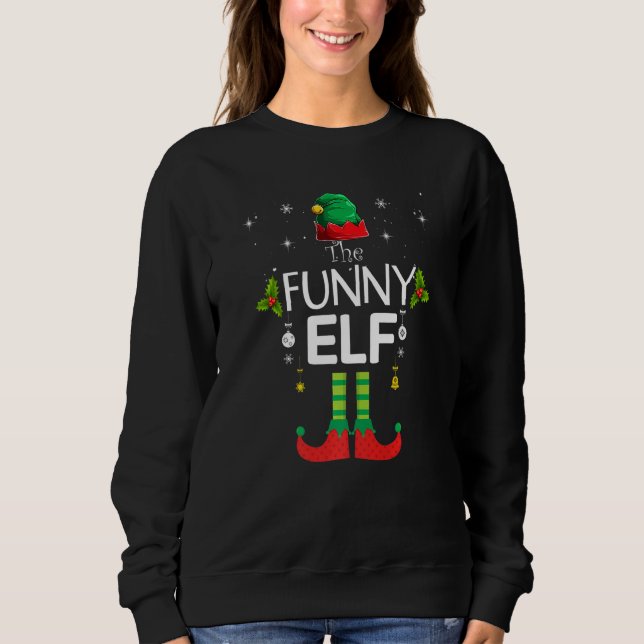 The  Elf Family Matching Group Christmas Sweatshirt (Front)