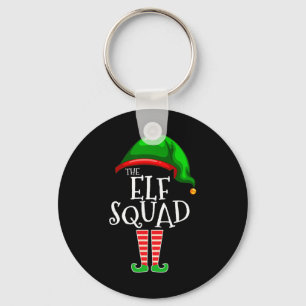 The Elf Squad Family Matching Group Christmas  Key Ring