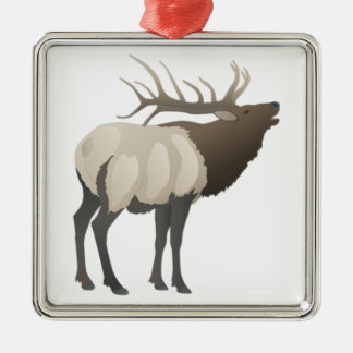 THE ELK BUGLES METAL TREE DECORATION