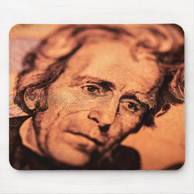 The Elusive President Jackson Mouse Pad (Front)