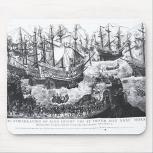 The Embarkation of Henry VIII at Dover Mouse Pad